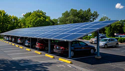 Solarcarport in Walluf